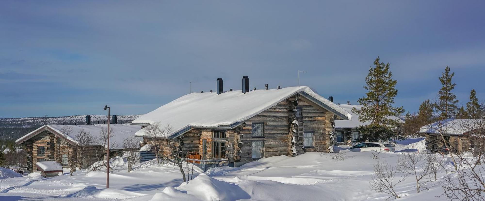 Sielikkö Aurora Log Apartments Saariselkä Exteriör bild