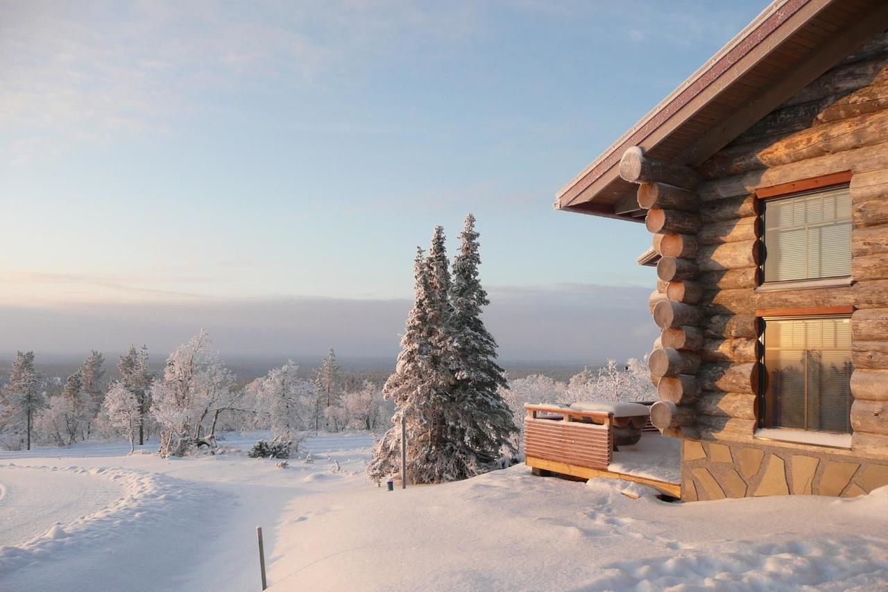 Sielikkö Aurora Log Apartments Saariselkä Exteriör bild